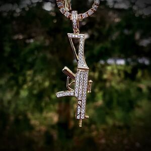 Draco Pendant w/ Micro (2mm) Tennis Chain